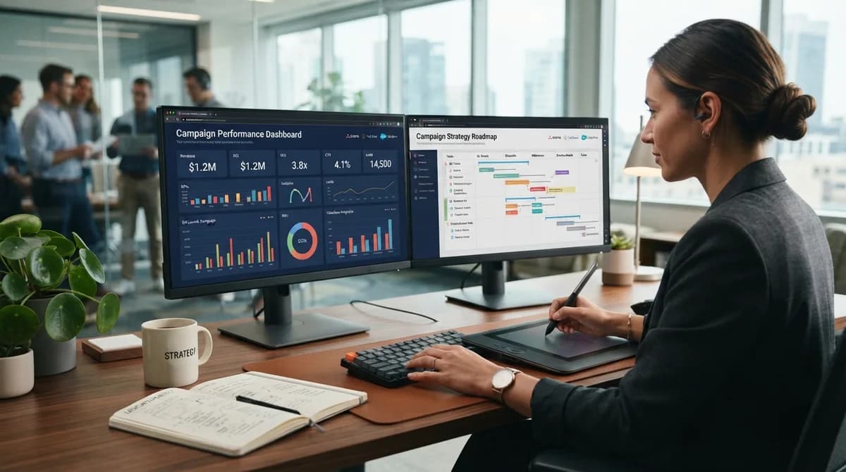 Multi-channel campaign management workspace