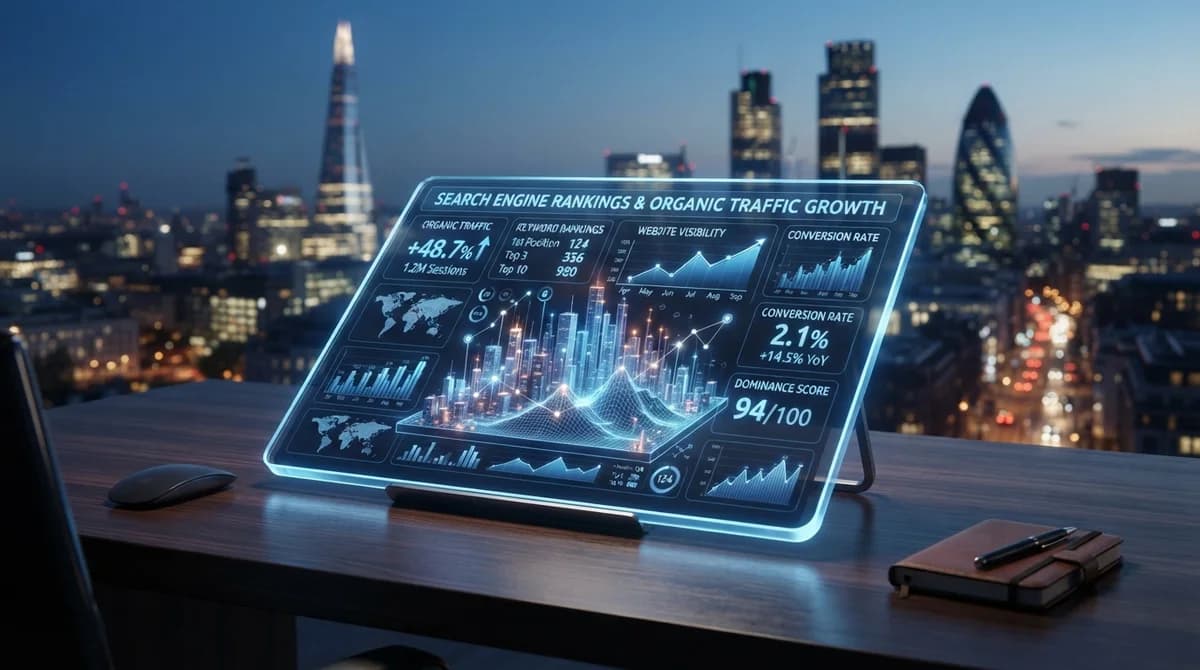 Search optimization and growth analytics